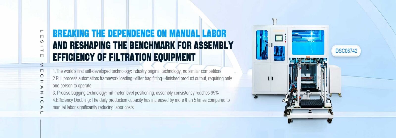 Filtro de aire que hace la máquina