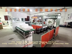 Línea de producción de ensamblaje de filtros de bolsas de aire