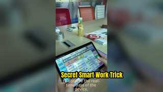 ¿Jugar a la tableta en el trabajo? Control remoto realmente inteligente de la máquina de producción de filtros