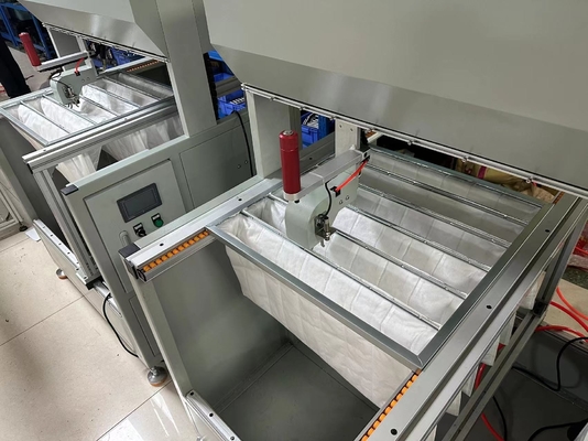 Control de PLC 0,6-0,8Mpa Máquina para hacer filtros de aire 3000*1500*1800mm