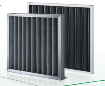 La malla galvanizada de aluminio de malla de carbono activado filtro de aire pliado se puede doblar
