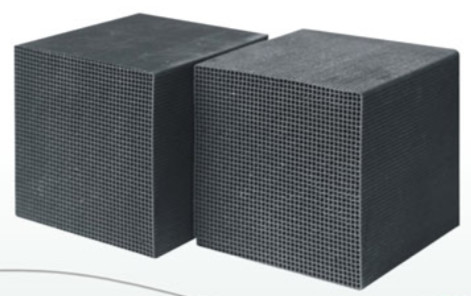 Cubo de carbono activado de panal de miel baja resistencia al viento mejor función de adsorción