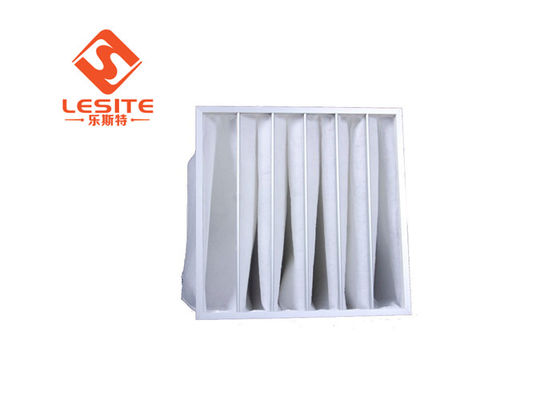 filtro de bolso de aluminio blanco de 1micron F5, filtro medio de la eficacia
