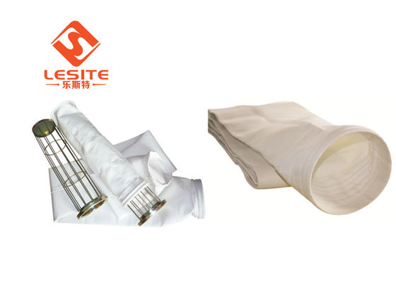 Buen filtro de la bolsa anti polvo de la permeabilidad 2m m del aire, bolsos de filtro de Baghouse blancos