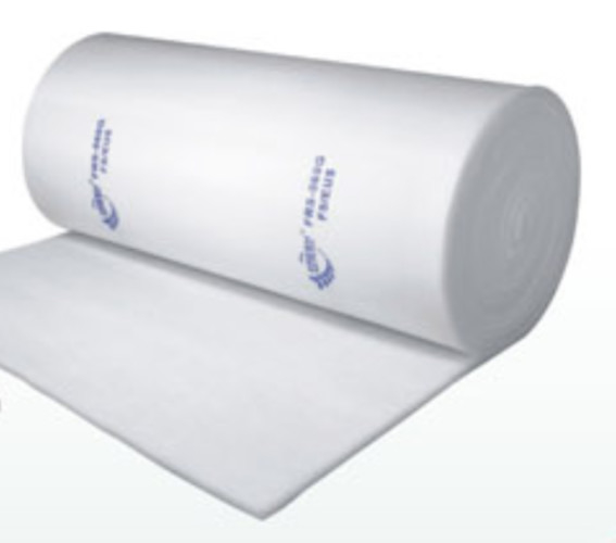 Capacidad de retención de polvo alta Medios de filtro / filtro de techo para cabina de pulverización
