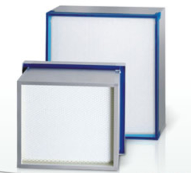 Filtro HEPA y filtro ULPA de tamaño pequeño de sello de gel Gran área de filtro Larga vida útil
