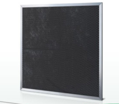 Acero galvanizado de carbono activado plancha de filtro de aire marco y rejilla es reutilizable