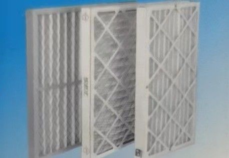 Tipo plegable filtros gruesos de Hepa del aire acondicionado del efecto F6, filtro plisado del panel