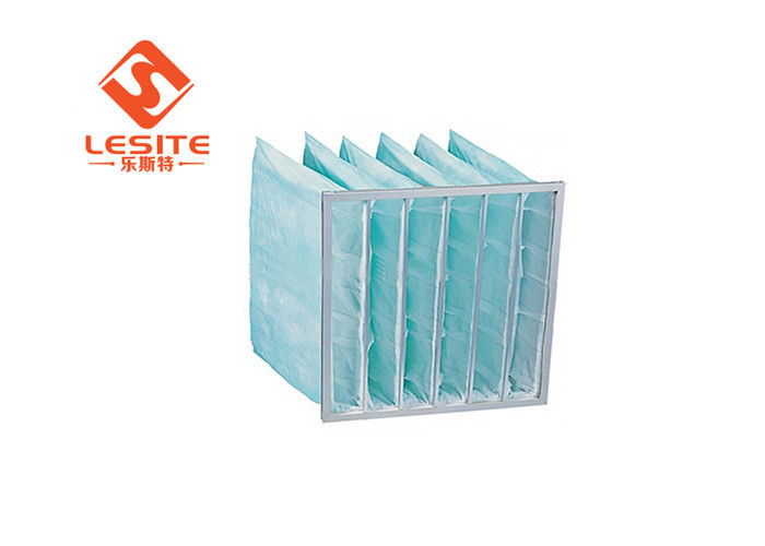 Sistema del filtro de la fibra sintética F6 el 65% Hepa, filtro de aire de Hepa para la HVAC