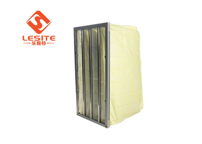 Eficacia de la filtración del filtro de Hepa de la fibra de vidrio del uso F5 F6 F7 del recinto limpio alta