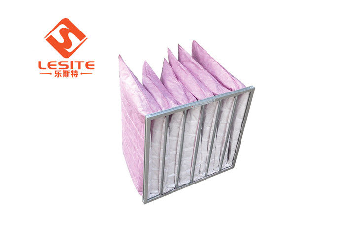 Buen filtro de bolso de aluminio de la permeabilidad F8 del aire para no el sitio del polvo