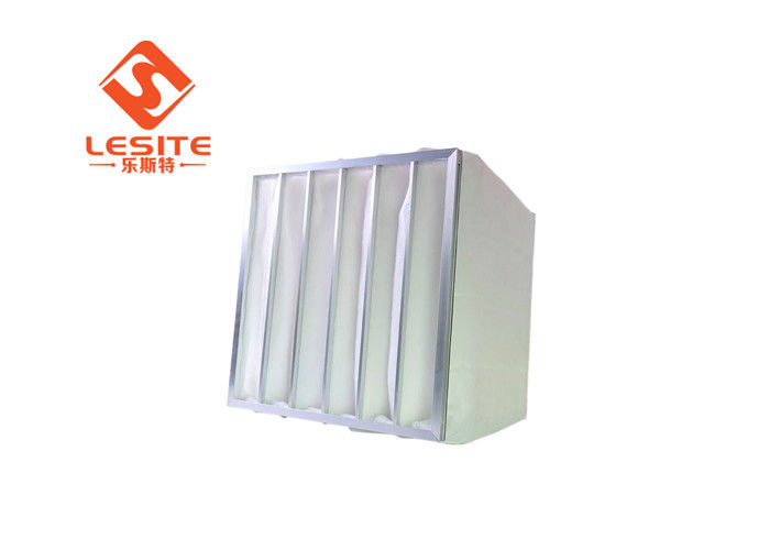 99,97% filtro de bolso de aluminio F9, filtro de la fibra sintética para el aire acondicionado