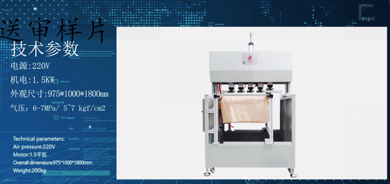6.5 - máquina semi automática de la fabricación del filtro de aire 7Pa